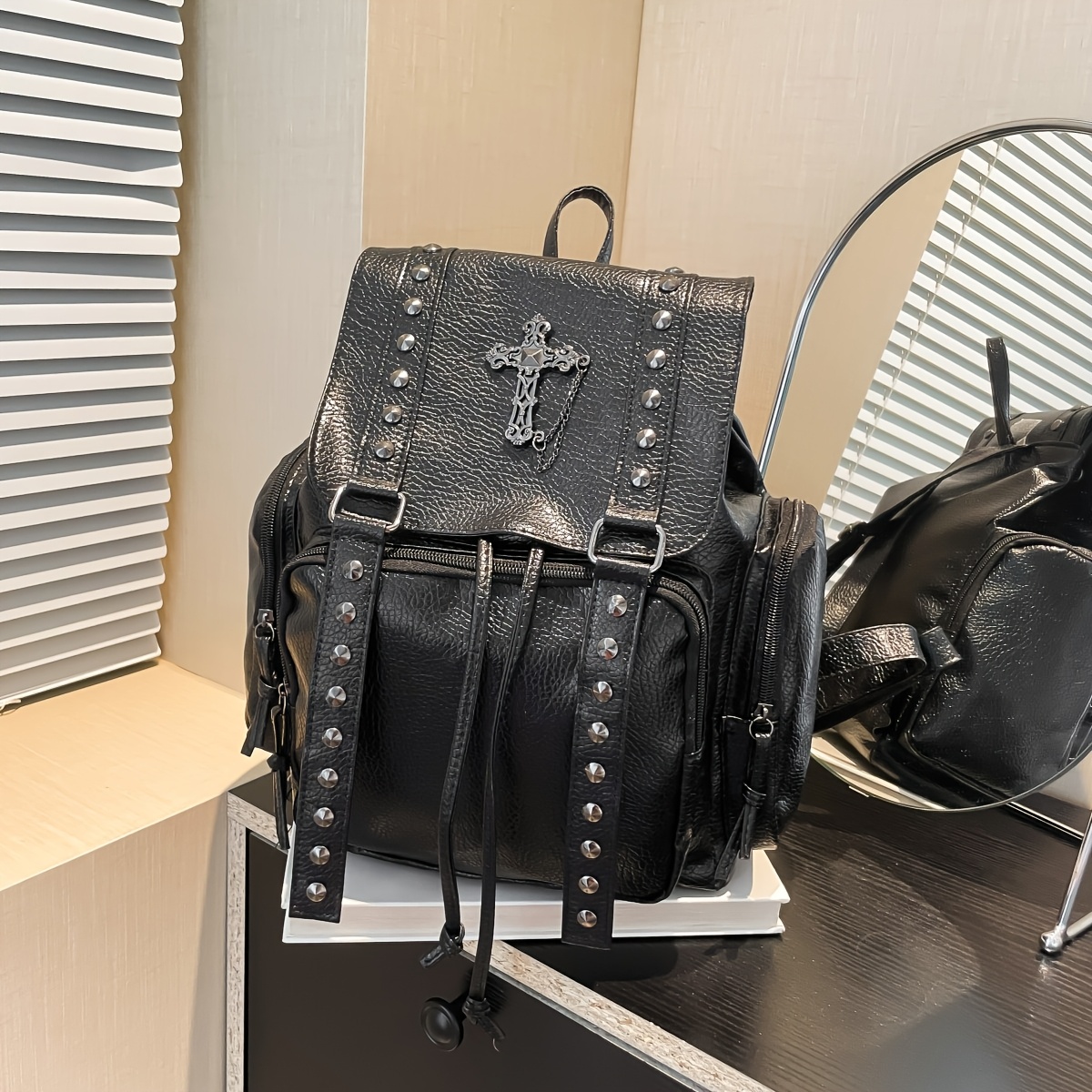 バッグ archive grunge studs leather gimmick bag 00s grunge leather gimmick bag y2k - メルカリ