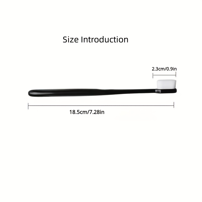 2 Ultra-fine Soft-bristled Manual Toothbrushes, Random Colour