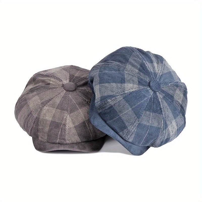 

Casquette plate en tricot vintage : Couleurs neutres pour hommes et femmes, Convient pour le printemps et l'automne, Lavable à la main, Léger, Tissu tricoté