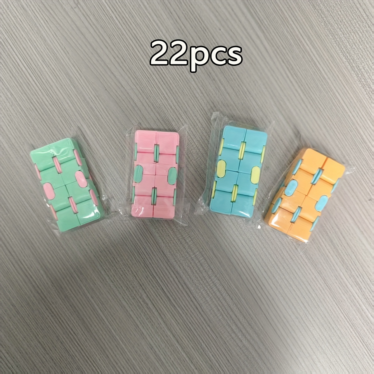 22pcs Cube - Reverse Puzzle Toy With , Portable Plastic Fidget Game Suitable For, S, Party Favors, Classroom Prizes & Challenge ( Colors)