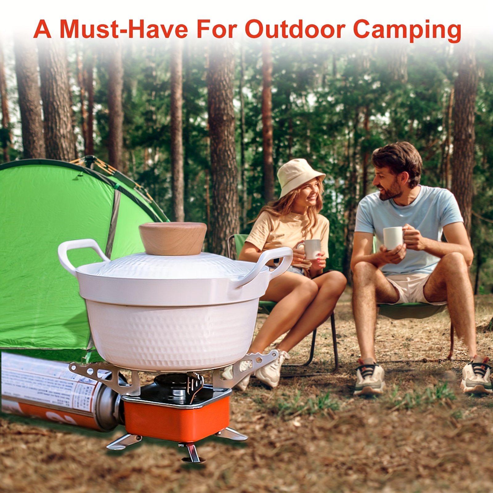 ultralight stainless steel camping stove windproof foldable design with adjustable legs ce mark compact portable outdoor cookware for survival hiking backpacking picnics emergency prep red camping stove portable backpacking essentials sturdy construction durable build adventure Product details 2