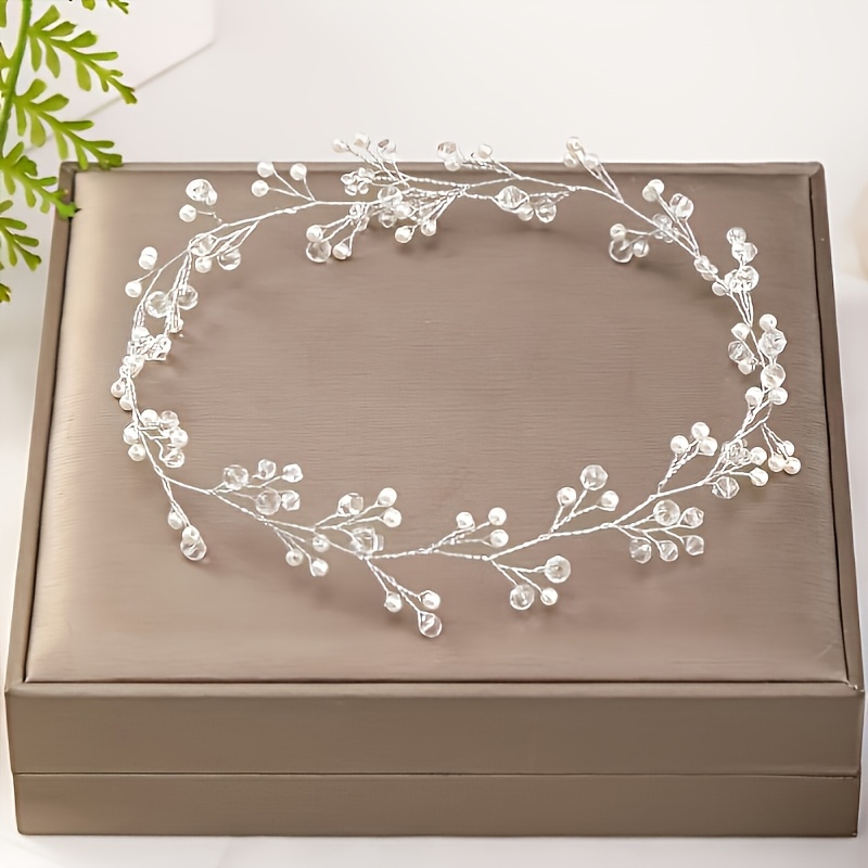 Image of Hair Vine Headband For Women Bridal Wedding Hair Accessories Jewelry Vine Headband Gift