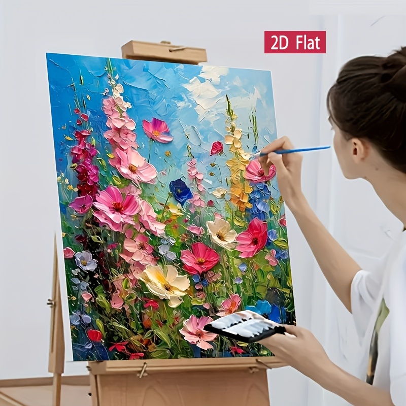 A 2d Flat Adult Beginner Digital Painting Kit For Professional Art Use, Featuring Numbered Painting To Learn For…: retailer-supplied image
