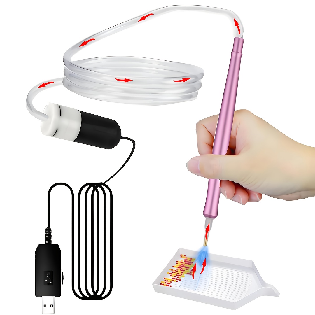 Electric Diamond Art Pen Kit Pink