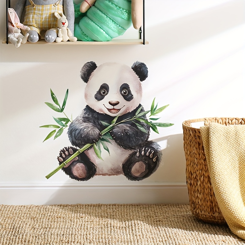 HOMSFOU Panda Wall Sticker Decal - 40x58cm Waterproof PVC Decor For Kids' Rooms, Nursery, Living Room - View #10