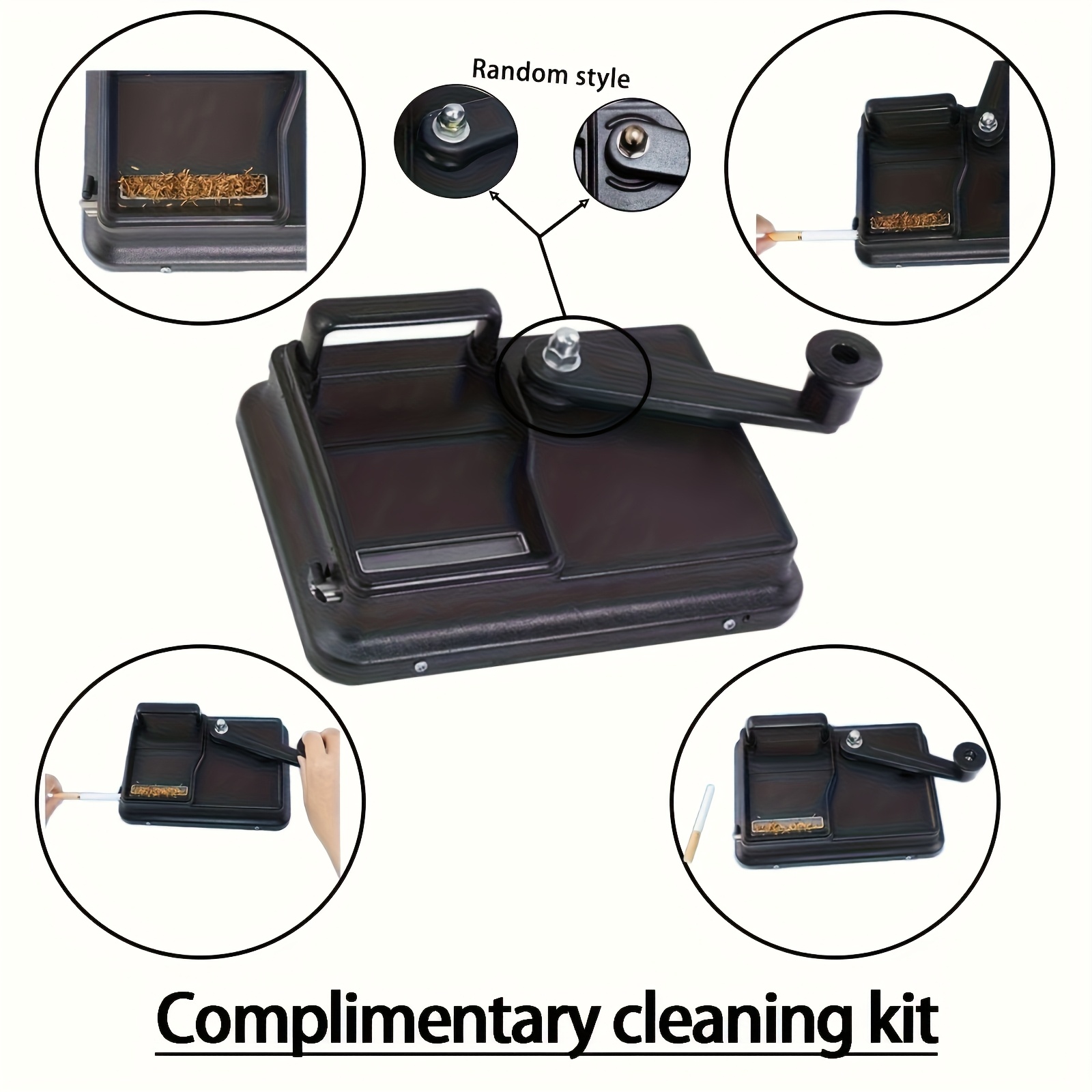 heated tobacco device cleaning kit Cigarette Injector Machine With Cleaning Brush, Cleaning Probe, Tube Probe,  Cleaning Spray Bottle For 8mm Diameter Cigarettes Paper Tubes.Smokers Love
