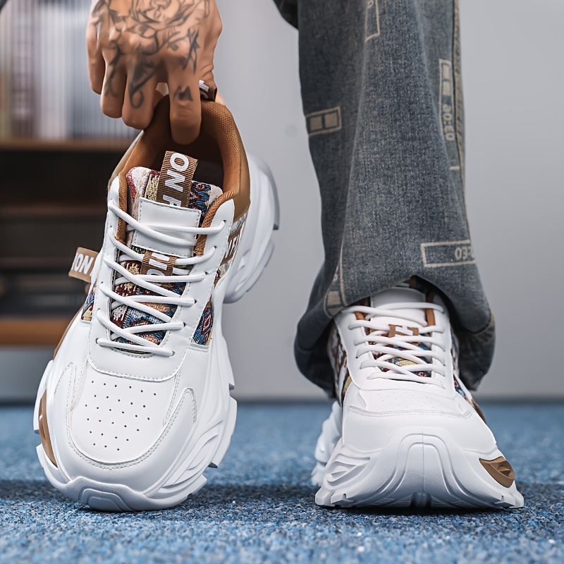 Men's Boots for Men Casual Mens Sneakers White Black Size US Boot High Top Shoes Boot Autumn for Man Shoe Male Work Fashion Forma Winter