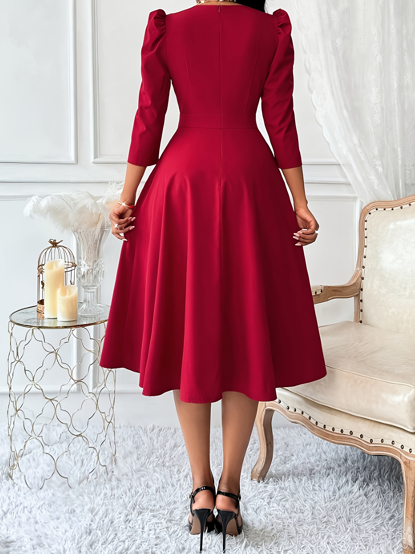 open lace back dress Noelia Textured Jersey Open Back Maxi Dress in Fiery Red