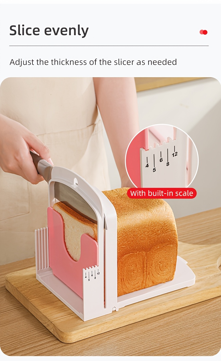 1pc japanese manual bread slicer adjustable thickness square blade non electric handheld bread cutter for   toast sandwich slicing details 2