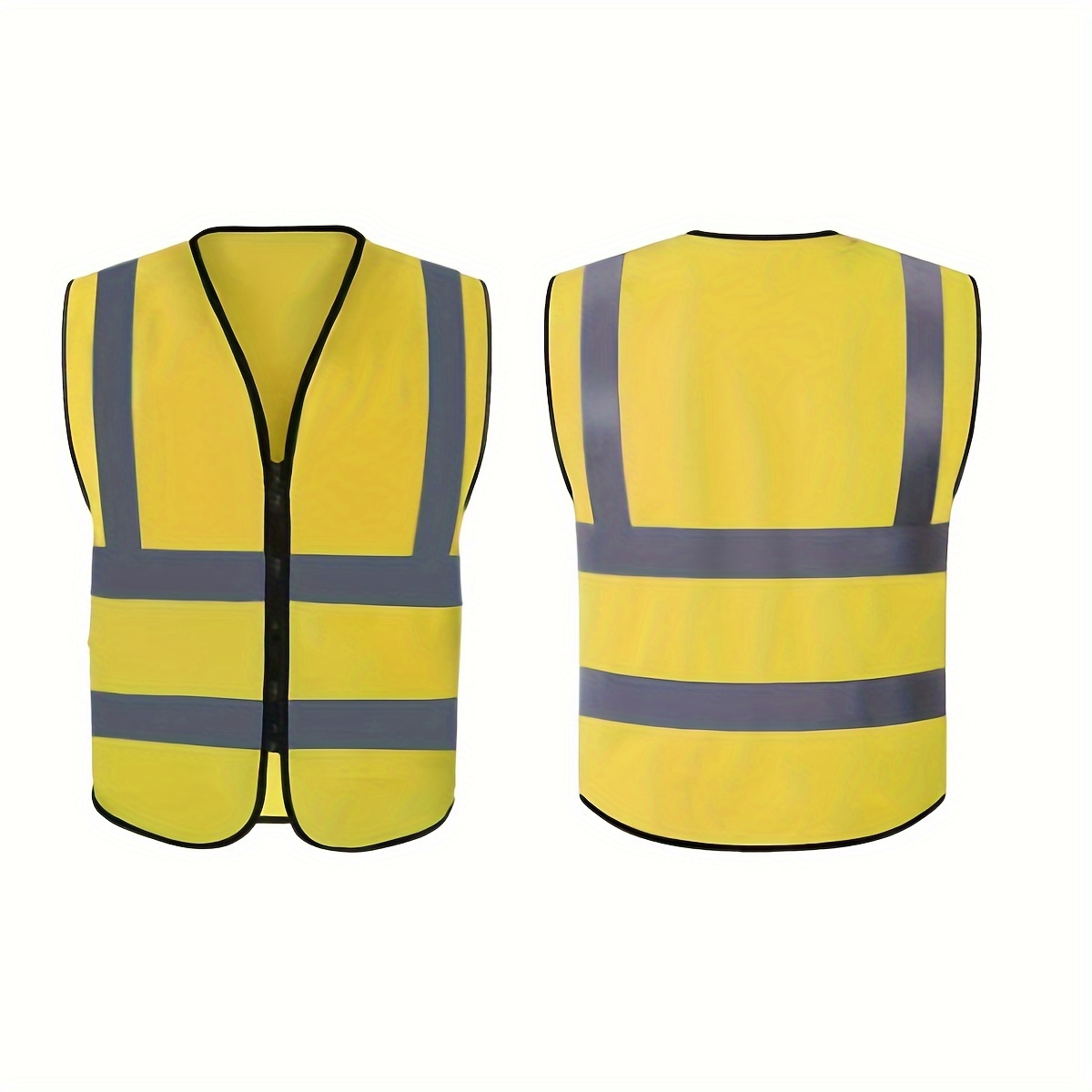 Reflective Waistcoat Fluorescent Vest Outdoor Cycling Temu Australia
