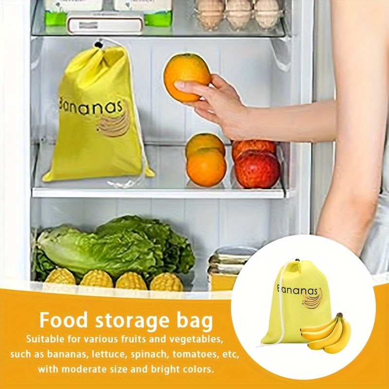 1pc 2pcs   storage bags green vegetable preservation bags prevent   banana storage preservation bags lightweight and convenient washable   kitchen supplies details 0