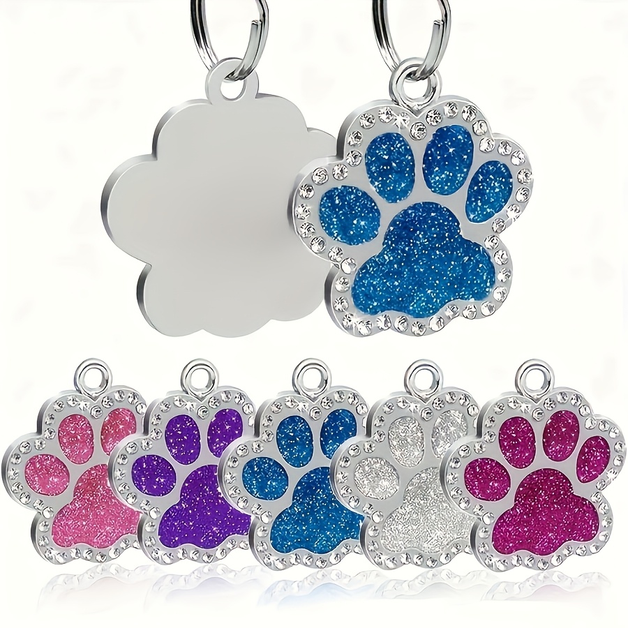 TEMU Targhette identificative per animali domestici con incisione personalizzata e di lampeggianti - di durevole, personalizzate per con e numero di