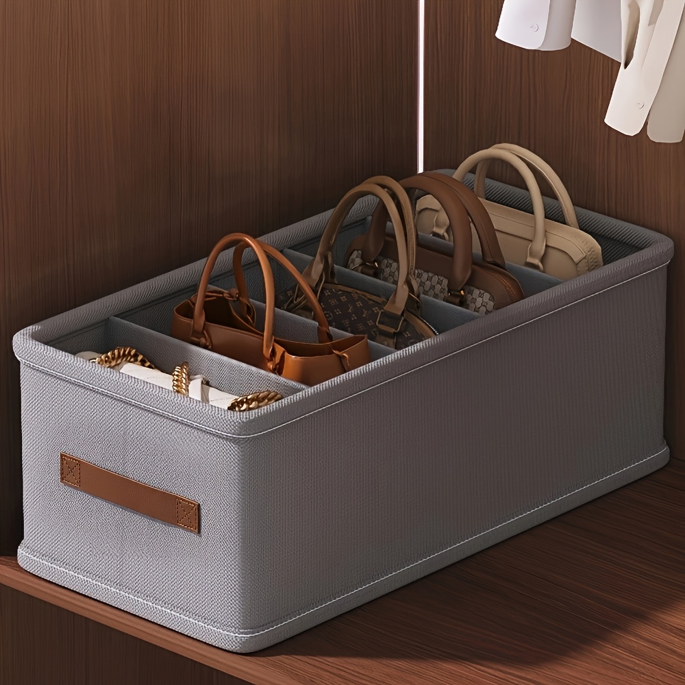 TEMU Divisorio per borse, organizer per armadio, per studenti, camera da letto, dormitorio, organizzazione armadio, guardaroba ordinato, contenitore