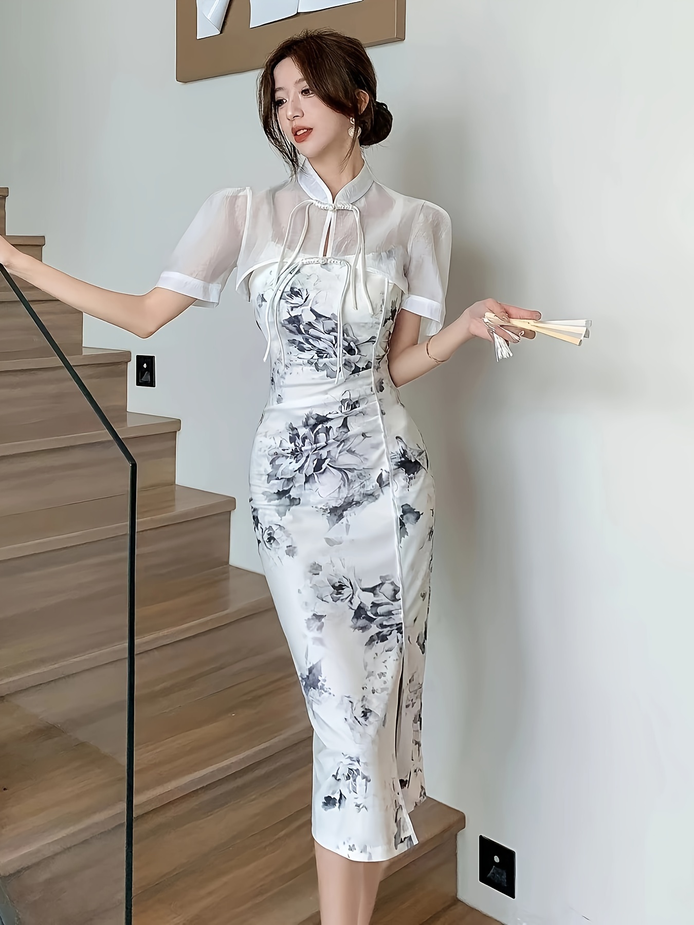 Light Luxury * Vintage * Modified Cheongsam New Chinese Light Mature Style  Dress