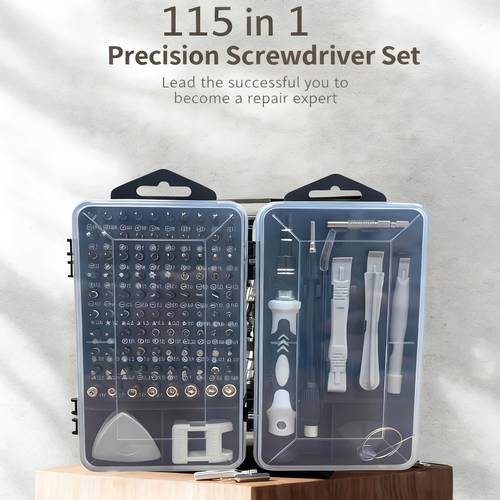 115in 1 screwdriver multifunctional multi purpose screwdriver set household mobile phone computer laptop repair bit precision disassembly repair tool
