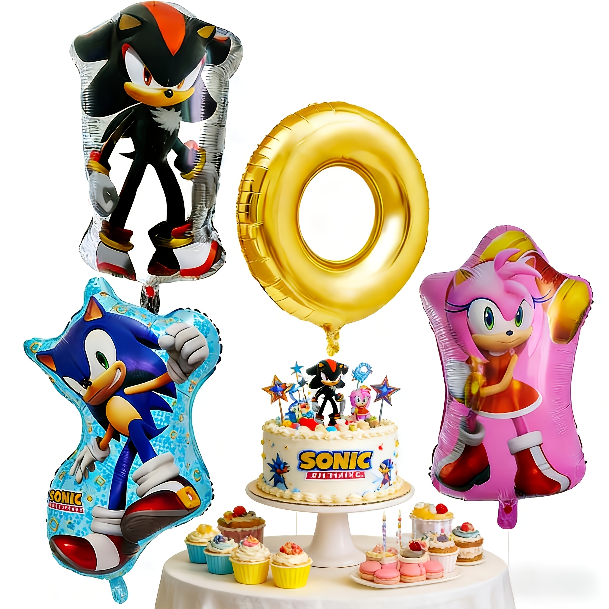 4pcs/5pcs Balloon Set, Foil Balloons, , Party Decorations, Event Decorations, Vibrant Decorations For Christmas, Halloween