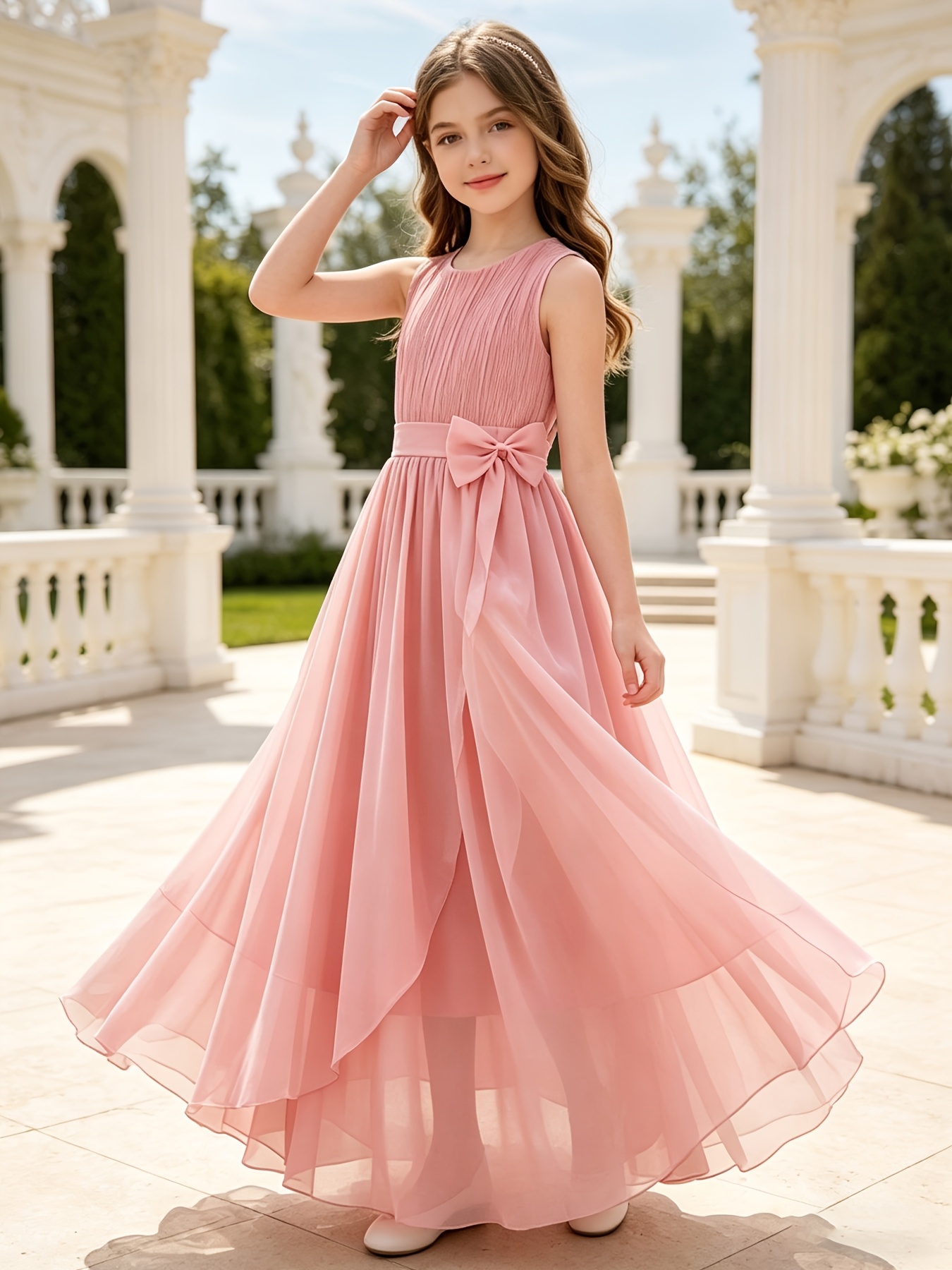 maroon sequin jersey dress GL2312 | Embroidery Rome Open Back LD11 main image 0