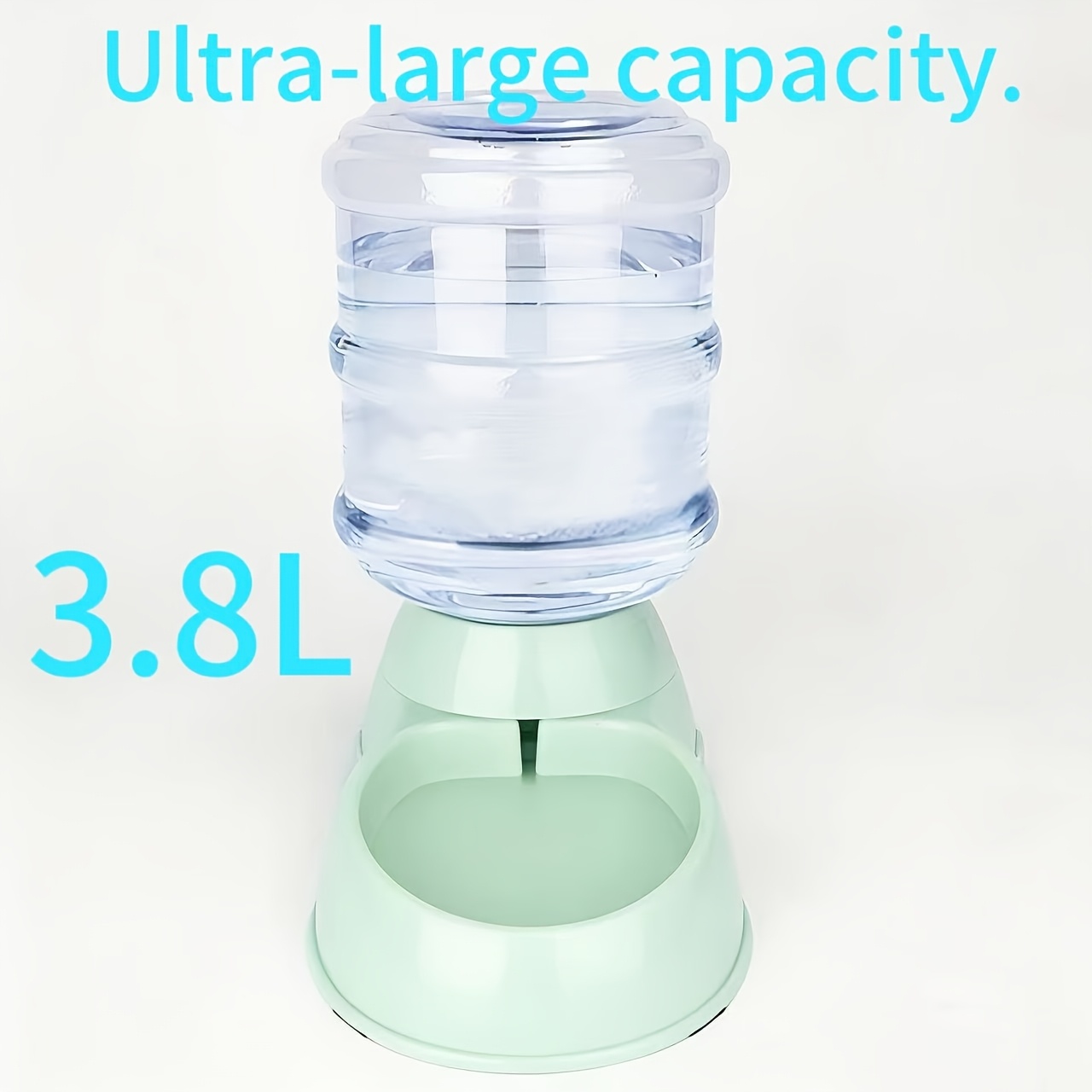 TEMU 1.0 Gallon Automatic & Dog Feeder And Water Dispenser Suitable For Small/medium Pets, Gravity-fed & With Durable Pp Material, Battery-free