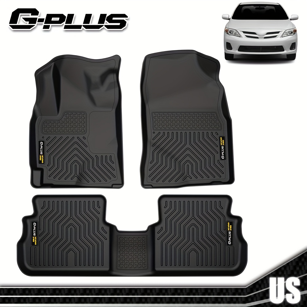 TEMU Fit For For Corolla For 09-13 For 09 3d Molded Tpe Floor Mats
