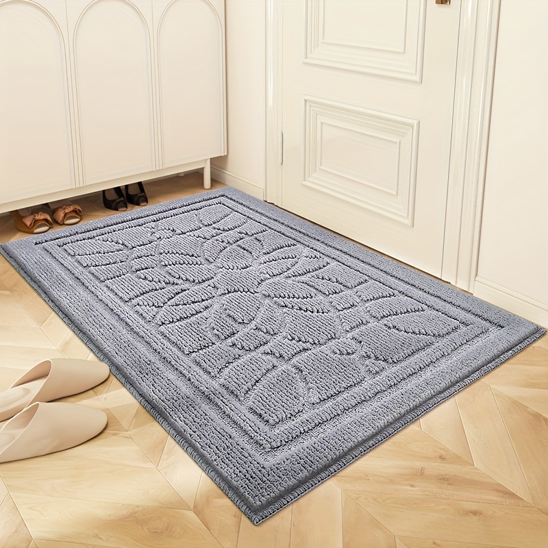 

[1pc Djiang Polypropylene Door Mat] 1pc Djiang Brand Polypropylene Door Mat, European Vintage Style, Solid Color, Rectangular, Machine Washable, Stain Resistant, Non-slip, Entrance Floor Rug