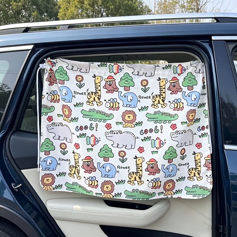 TEMU Parasoles para ventanas de coche - Protección isolamiento, bloquean eficazmente fuerte y la que daña del coche. Parasoles con diseño de dibujos