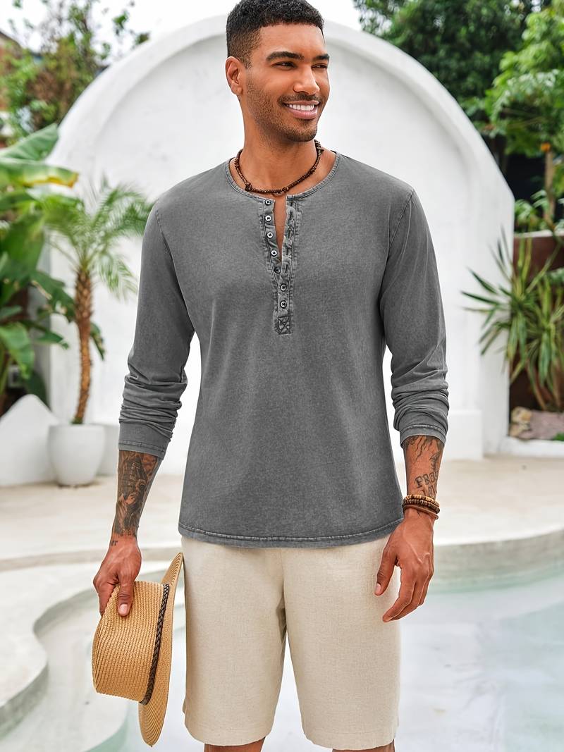 Maglietta Da Uomo Medievale, Retrò, Con Lacci, Scollo A V, A Maniche