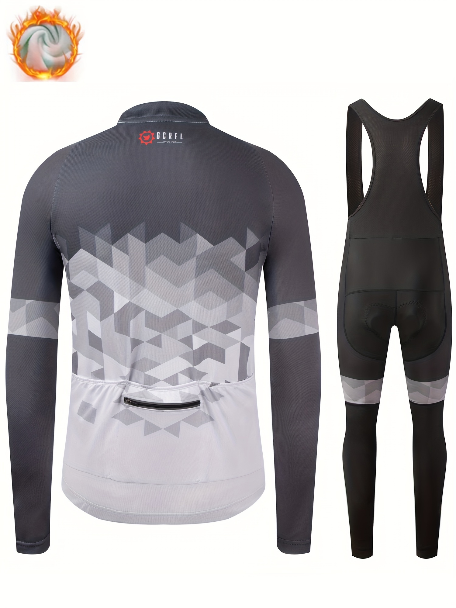 ensemble maillot cyclisme dhiver homme manches longues Temu