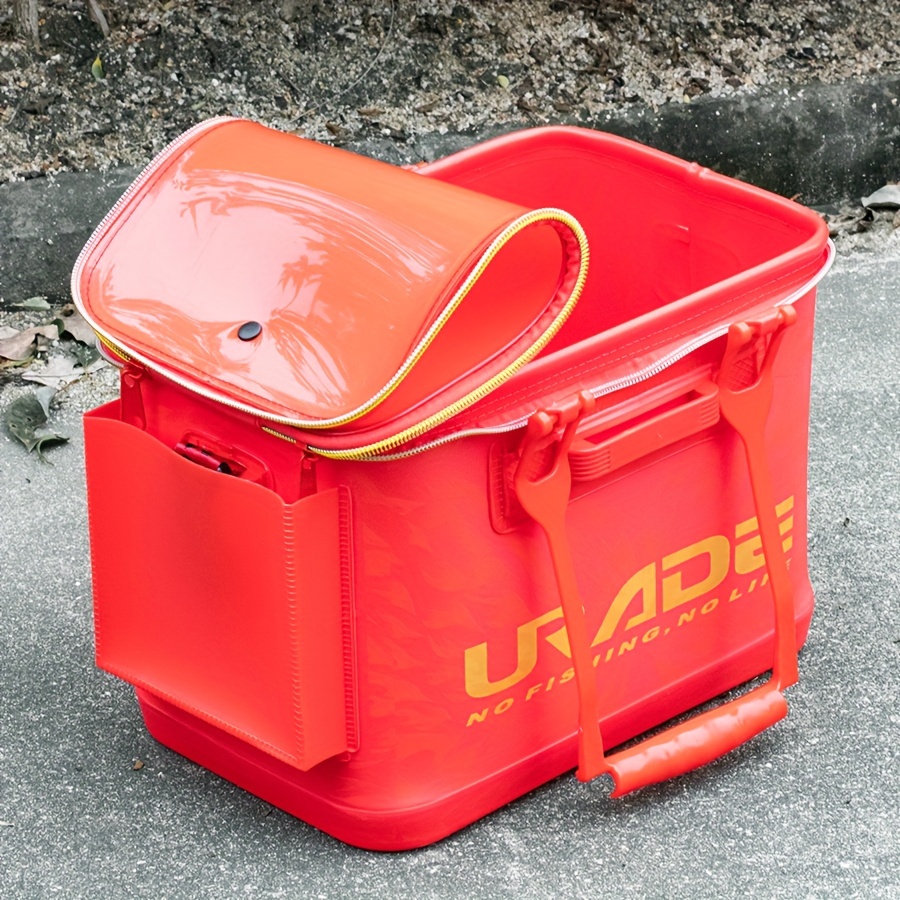 Large Capacity Live Fish Container Eva Fishing Bucket - Temu