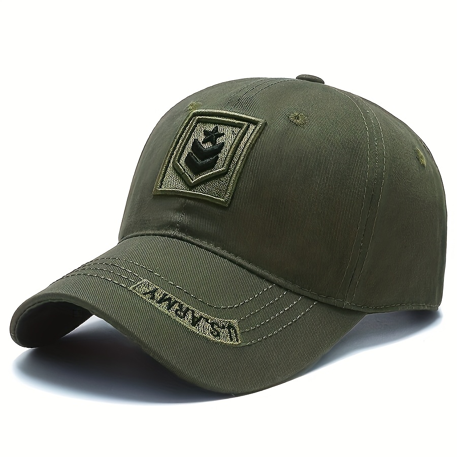 Image of 1pc Fashionable Unisex Baseball Cap For Adjustable, Lightweight, Non-stretch Fabric With Embroidered Logo Or Pattern, Perfect For Outdoor Casual Wear