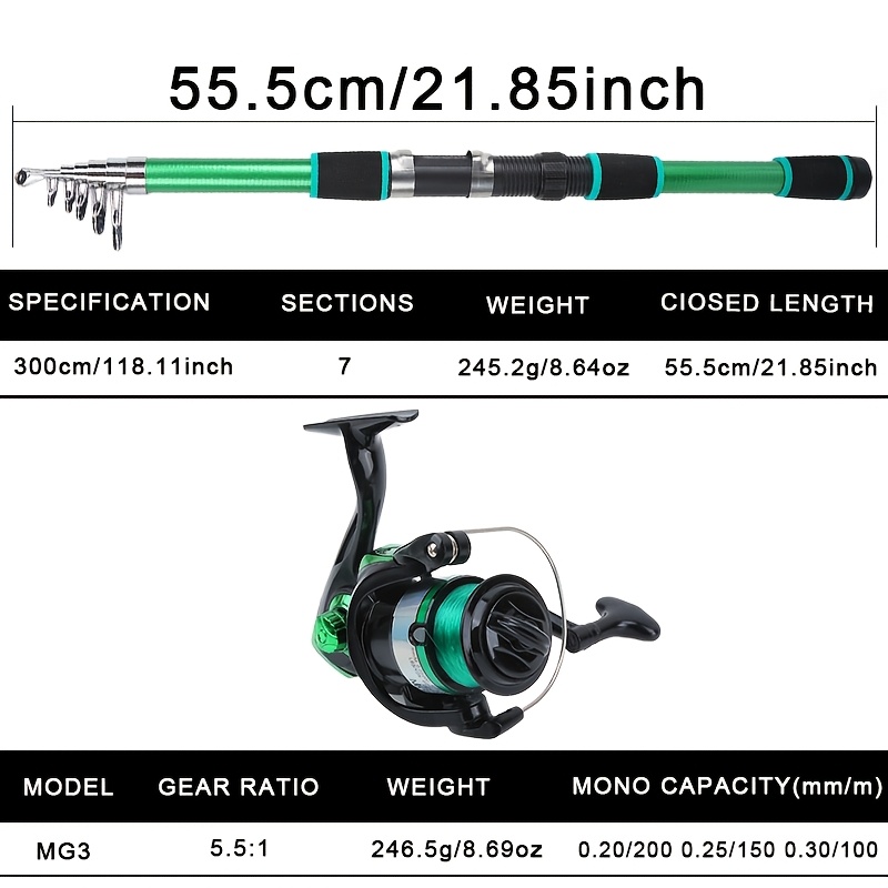 braid kids fishing pole Kid Casters Tangle-Free Combo | Spincast Reel&Practice Casting Plug with Bobber | 34