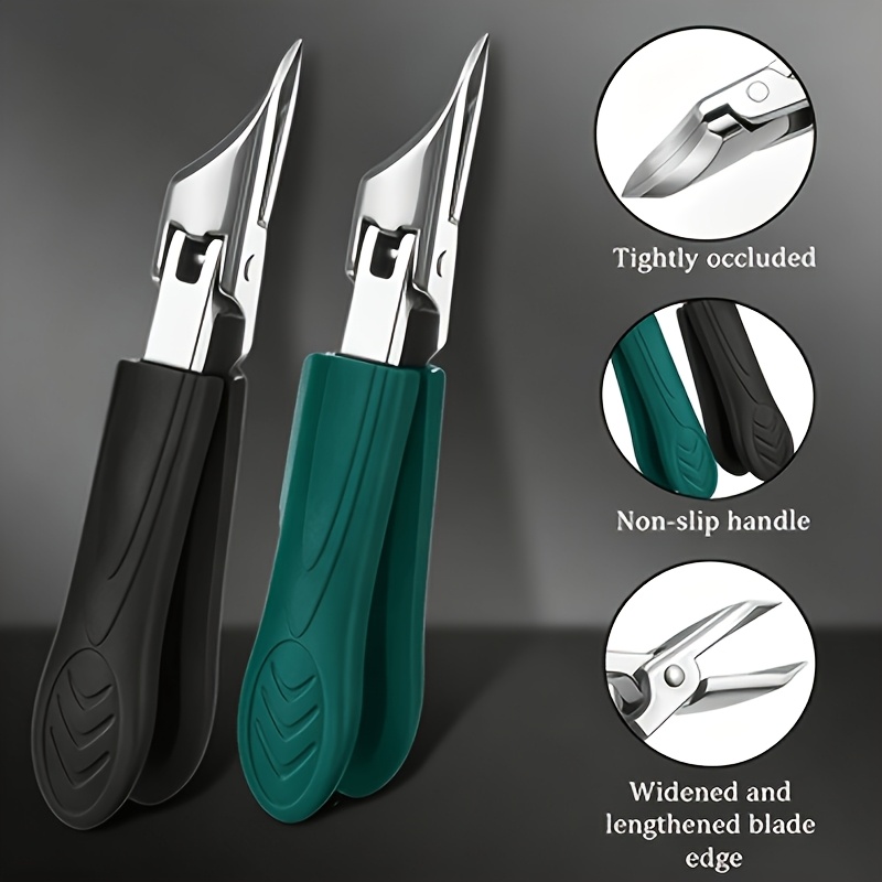 Heavy-Duty Stainless Steel Trimmer for Thick and Ingrown Nails