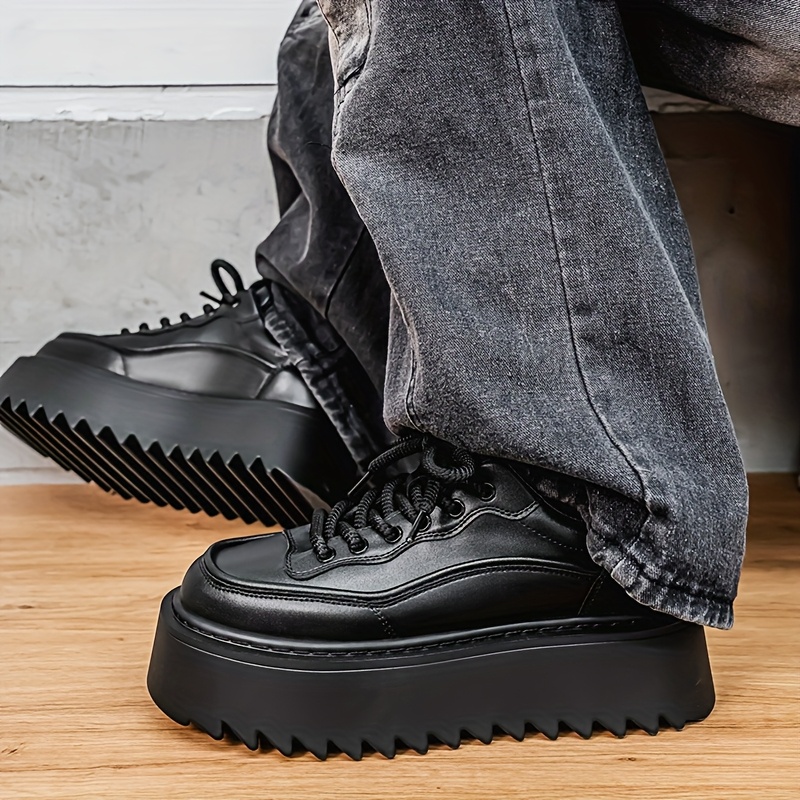 Tenis Negros Plataforma Bershka Zapatillas Negras Bershka Hombre Calzado  Zapatilla Hombre Ruta