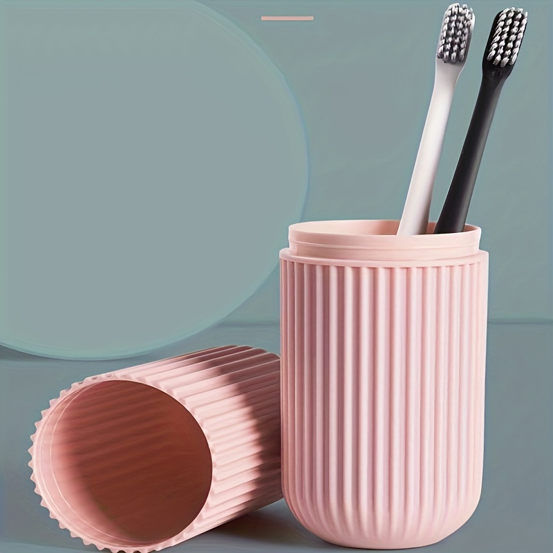 Vertical Stripe Toothbrush Holder Case Portable Travel Temu