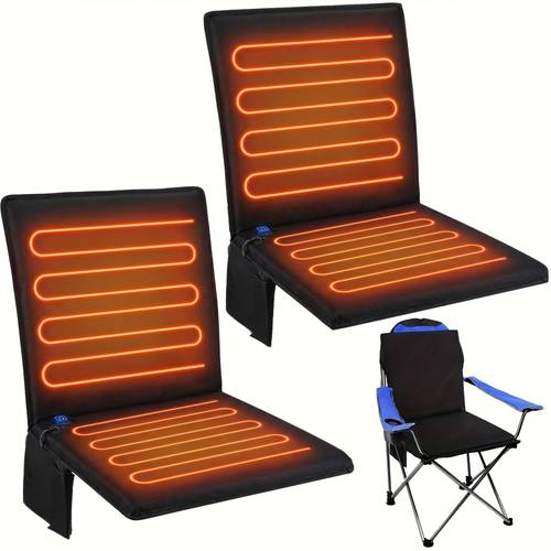 item picture portable heating seat pad foldable heating pad 3 adjustable heating stadium seat pad heating camping chair pad usb powered for indoor and outdoor use a stylish gift excluding power bank