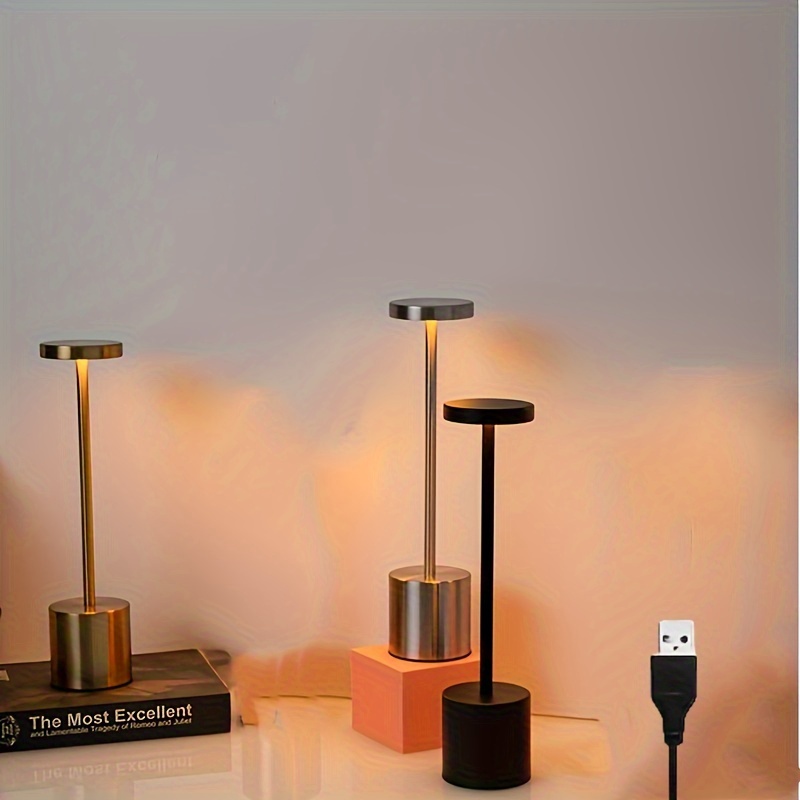 Cordless Table Lamp Rechargeable Table Light Usb Touch - Temu