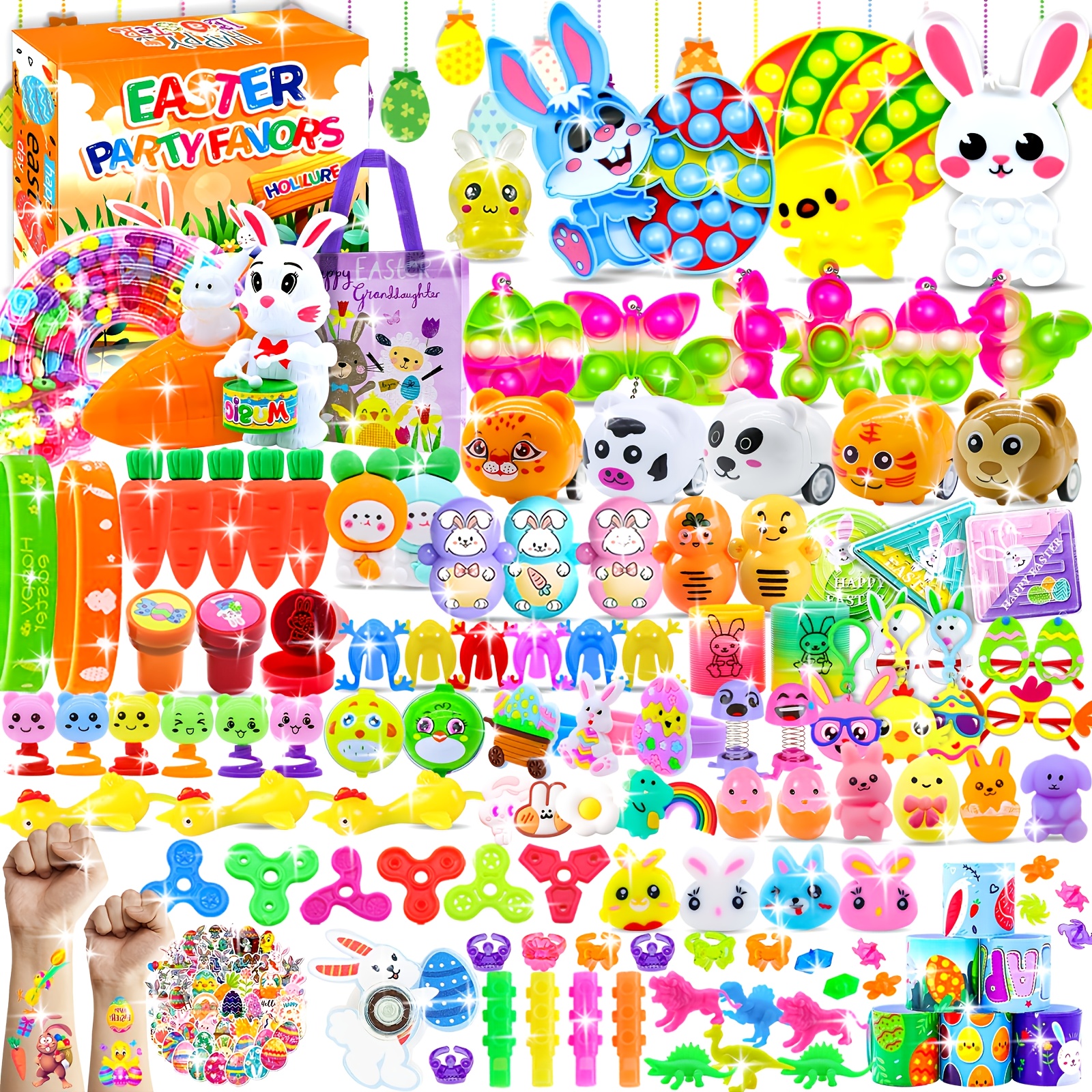 TEMU Easter Egg Filling -500 Party Gift Bags, Fidget Toy Bags, Pinata Filling, Birthday Gifts, Classroom Prizes, Classroom Exchange Gifts, Carnival