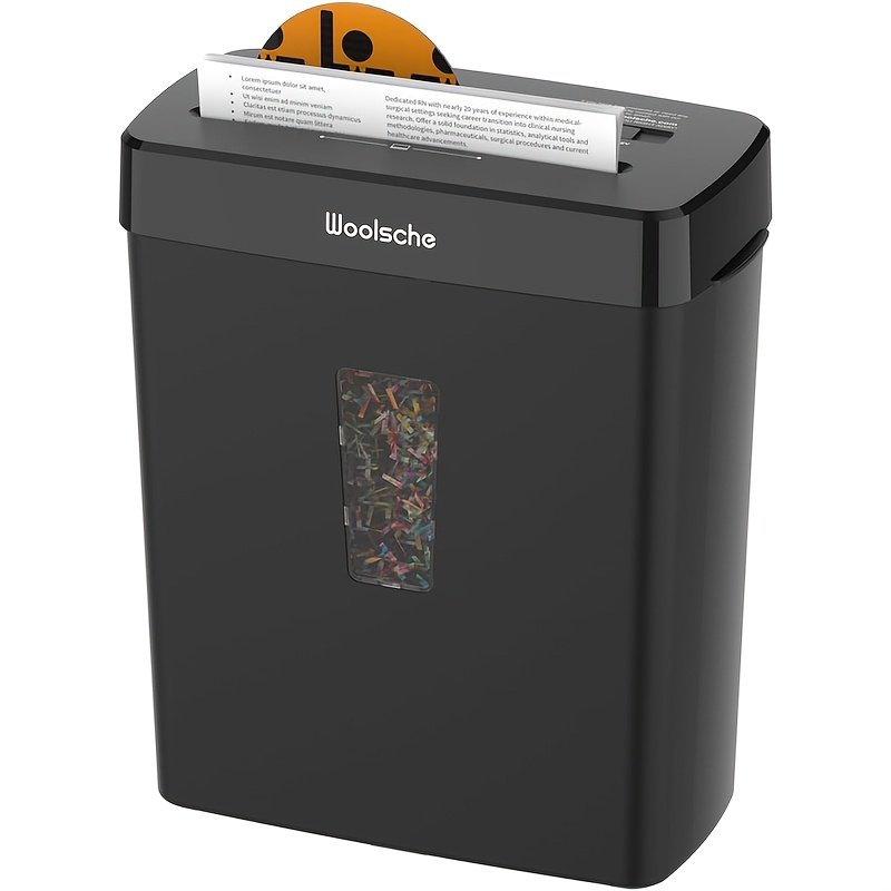 9-sheet Paper - P-4 Security With 3.5 Gal Capacity | Multi-media Shredding Cds//cards | Compact For Home Office & Small Spaces