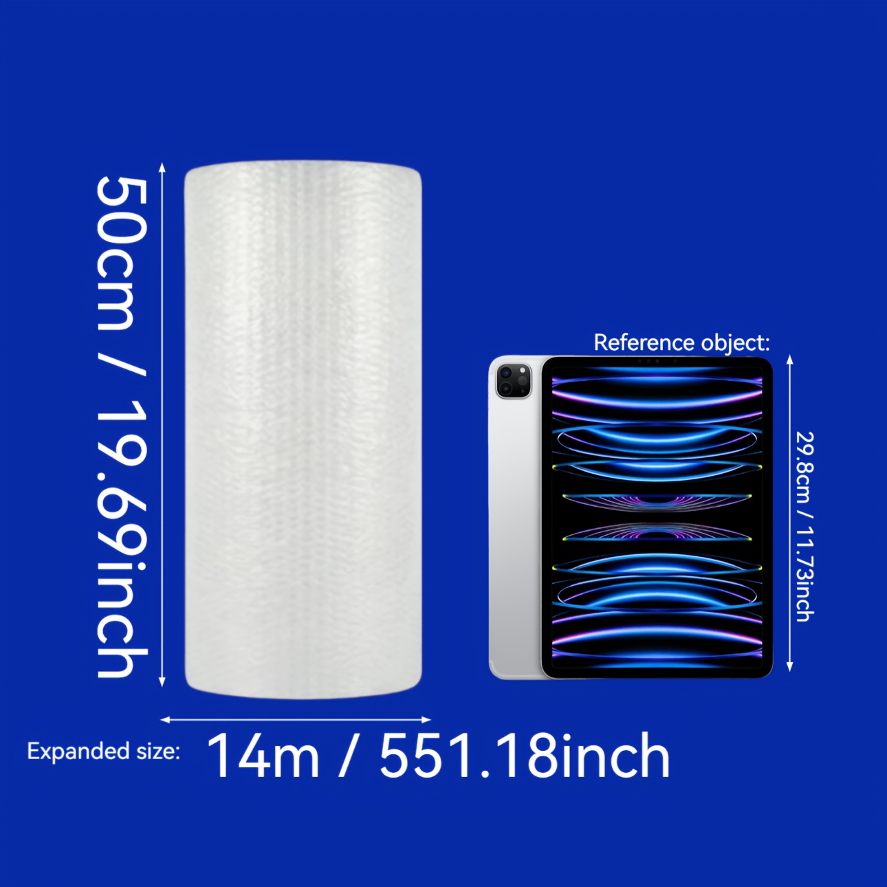 Large Roll Packaging Paper - High-density Polyethylene Material, Moving And Transportation Protection Film, Safe Surface Protection