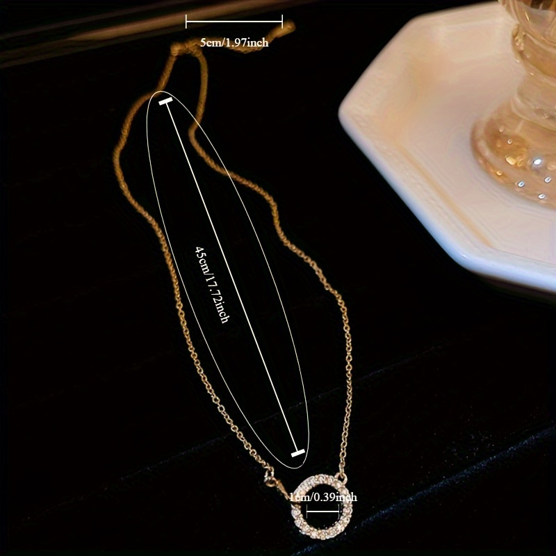 Women's Bohemian Minimalist Circle Pendant Necklace