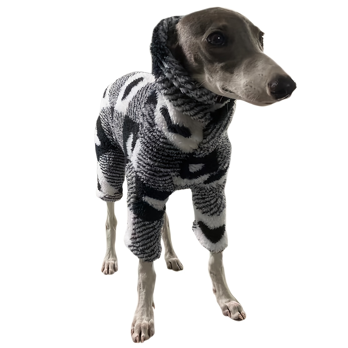 Trendy Printed Fleece Dog Apparel for Autumn/Winter, Warm & Stylish