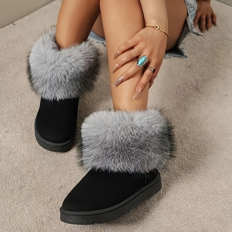 

Fleece-lined 's Booties - -on, Toe, For &