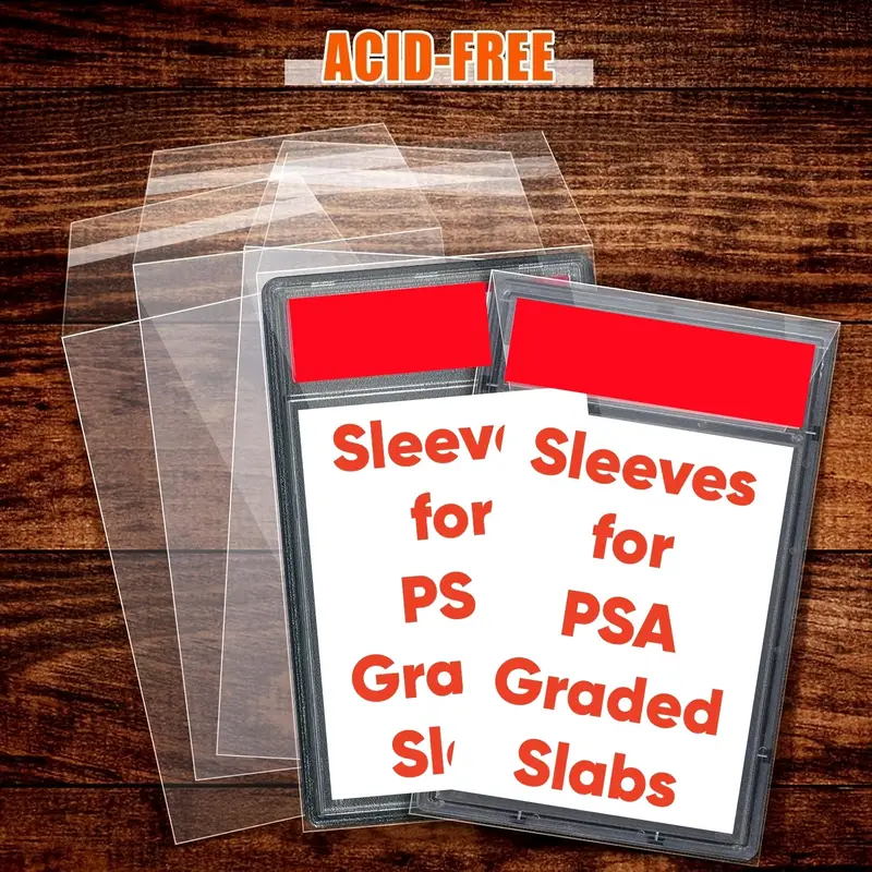 ultra pro psa graded card sleeves Perfect Fit PSA Graded Card Sleeves (100 count)