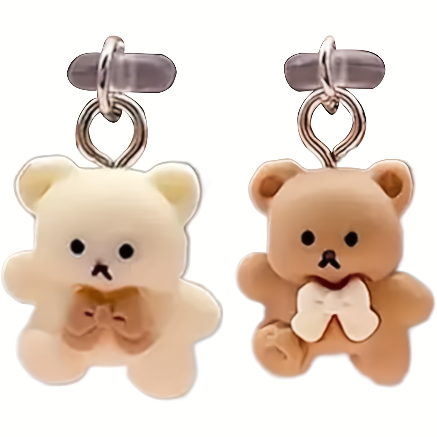TEMU 2 Bouchons anti-poussière USB-C mignons, Ensemble de bouchons anti-poussière C de dessin , Bouchon anti-poussière C avec pendentif , Protecteur