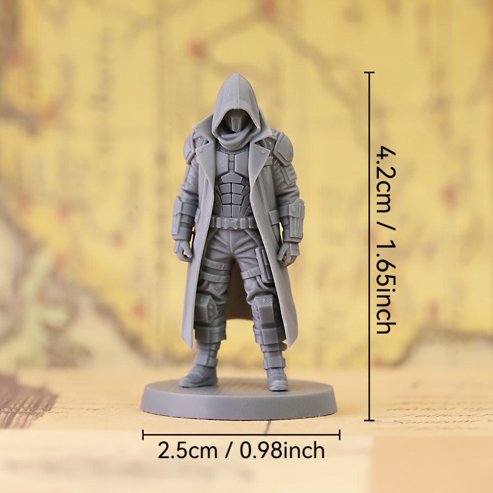 Image of Urban Shadow Rpg Miniature - Abs Fantasy Role Play Game Figurine 14+, Perfect For Tabletop Ttrpgs, Ideal Gift For