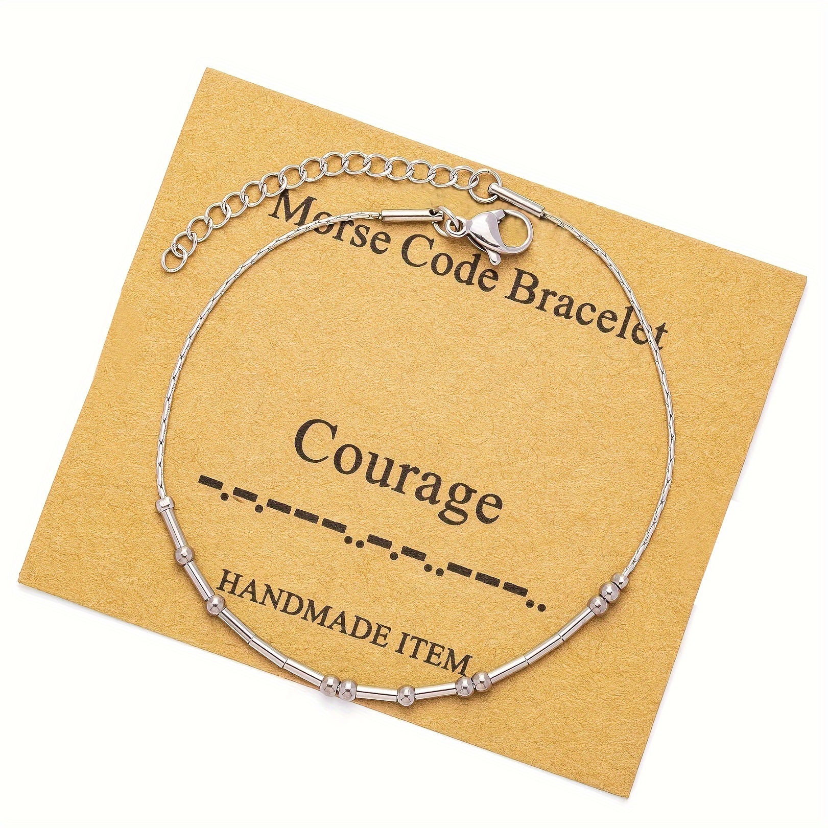 A New Chapter Morse Code Bracelet for Graduation Gift
