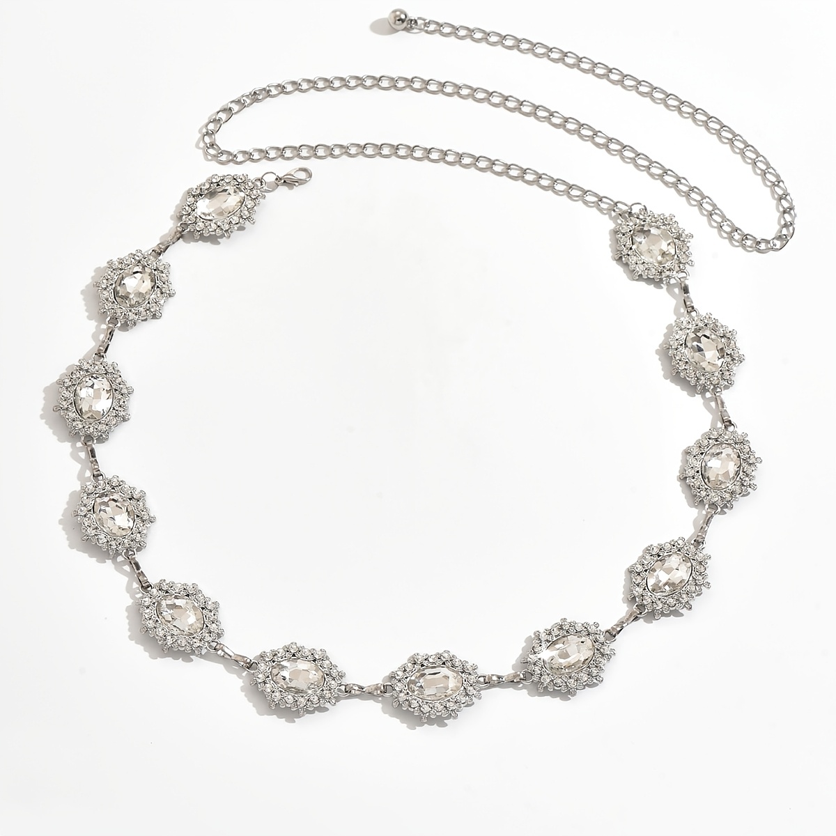 Women's Bohemian Style Rhinestone Body Chain Belly Chain
