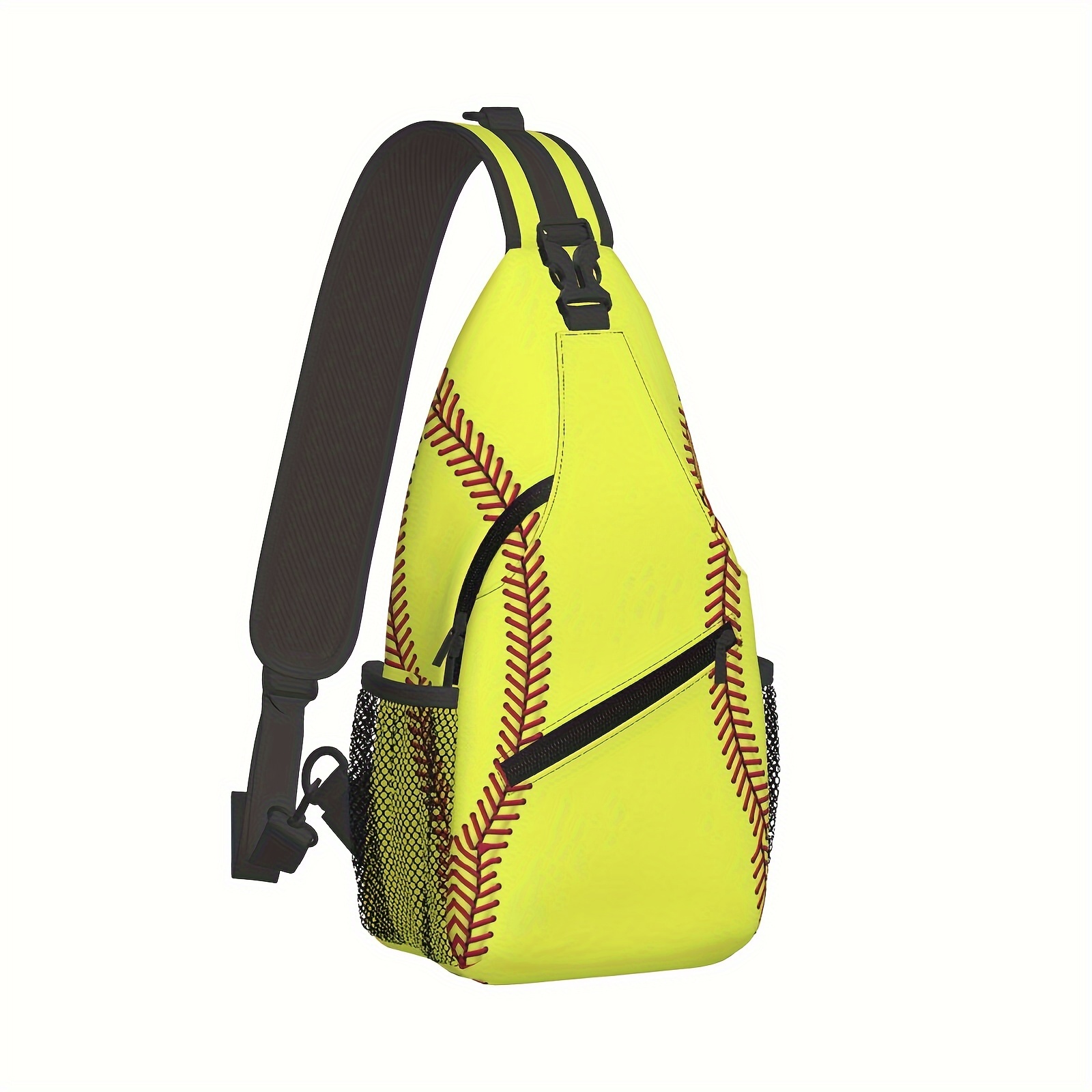 

Softball Sling Backpack Softball Sling Bag Softball Crossbody Shoulder Bag Softball Purse Chest Bag For Girls Women