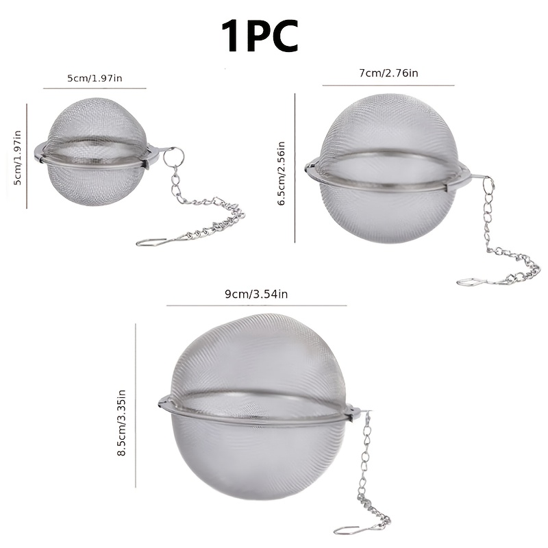 1 Paquete Bola de Condimentos de Acero Inoxidable 304, Infusión de Té, Preparación de Sopa, Filtro de Especias para Hot Pot, Colador de Té Creativo, Utensilio de Cocina