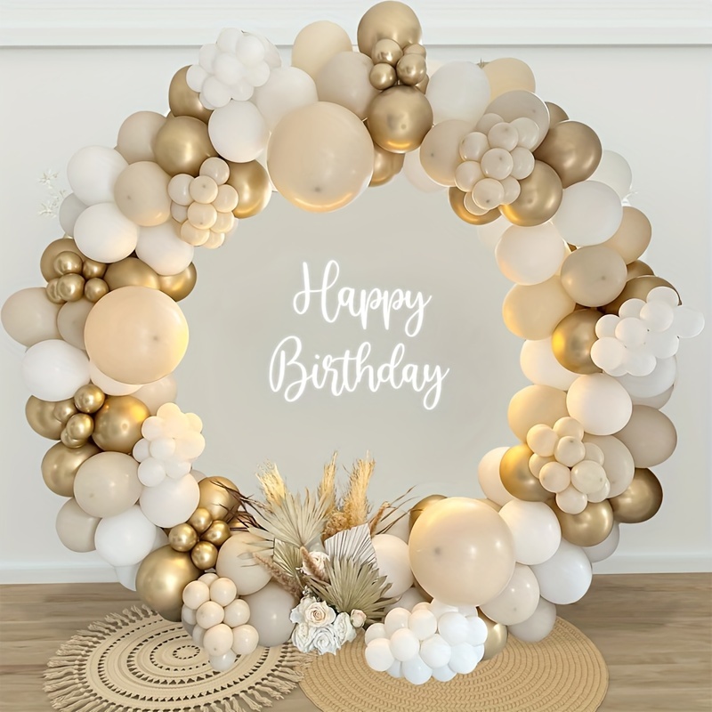 

185pcs, Balloons Arch Kit Latex Metallic Balloons Garland Arch Set For Baby Shower Birthday Wedding Party Decoration