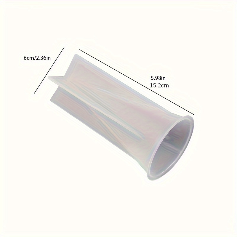 Image of 1pc Taper Candle Making Silicone Mould Candle Holder Resin Mould Square Taper Mould Epoxy Resin Ornament Silicone Mould